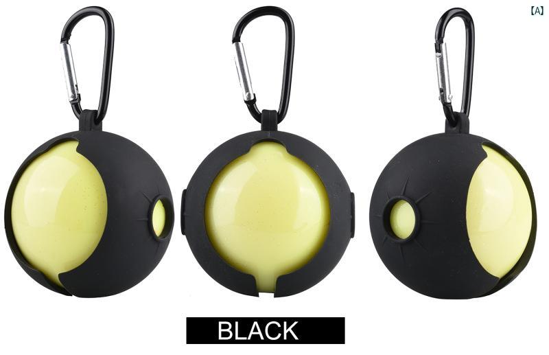韓国 パーク ゴルフ カバー マルチ カラー シリコン シングル ボール バッグ 保護 ハンギング クリップ