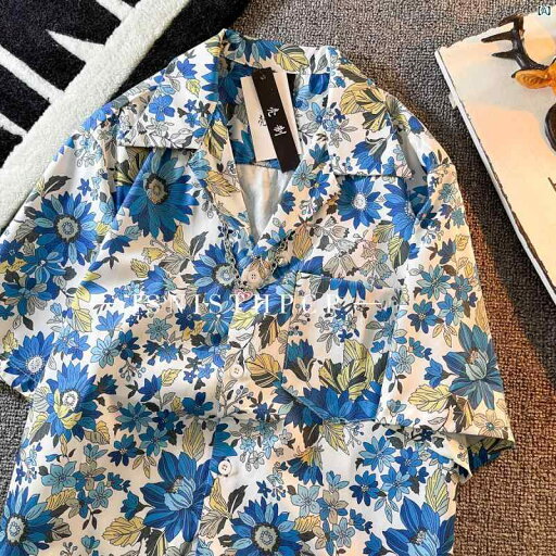 メンズ ファッショオン オシャレ カジュアル 男性 レトロ ヴィンテージ 夏 半袖 花柄 シャツ イン カップル ハワイアン 日焼け防止 メンズ ファッショオン オシャレ カジュアル 男性 レトロ ヴィンテージ 夏 半袖 花柄 シャツ イン カップル ハワイアン 日焼け防止