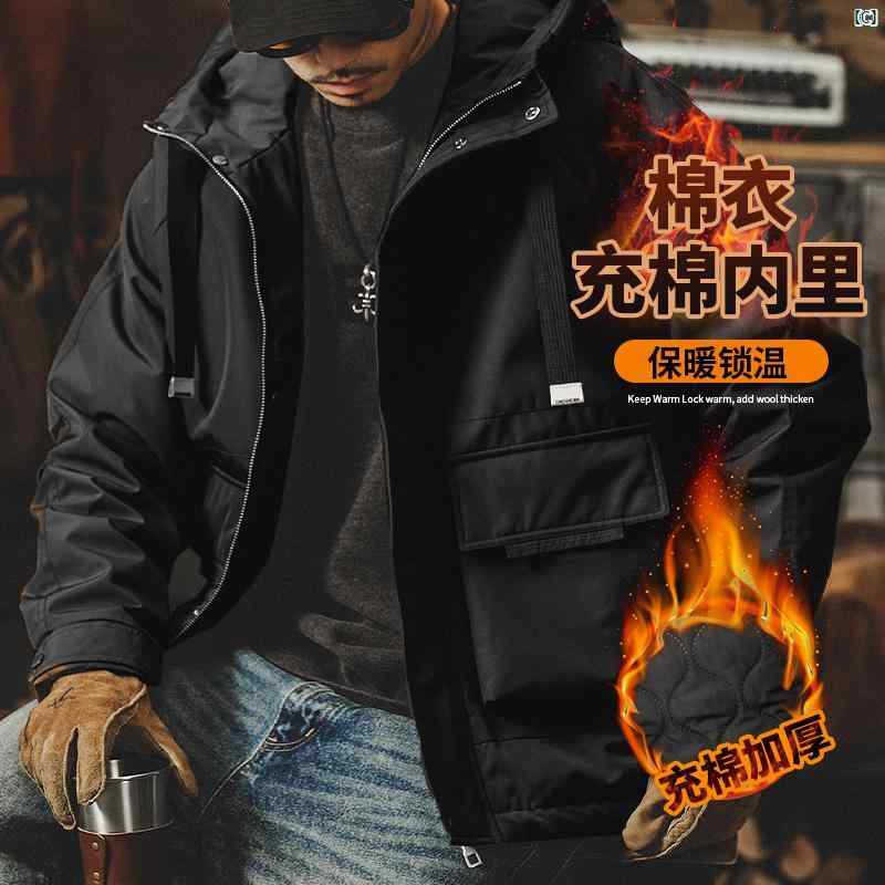 メンズ　ファッショオン　オシャレ　カジュアル　男性 ジェイ レノ アメリカン レトロ ヘビーウェイト ワークジャケット 春 フード付き ジャケット 春秋 機能性 アウトドア トップ