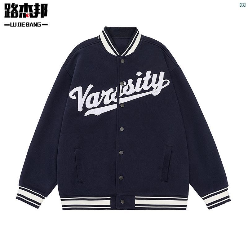 メンズ　ファッショオン　オシャレ　カジュアル　男性 アメリカン レトロ 野球 ユニフォーム ジャケット 秋冬 秋服 フライト