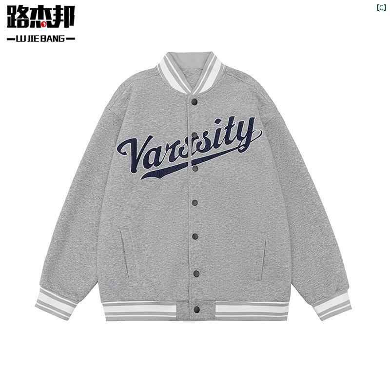 メンズ　ファッショオン　オシャレ　カジュアル　男性 アメリカン レトロ 野球 ユニフォーム ジャケット 秋冬 秋服 フライト