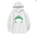レディース ファッション レディース オシャレ かわいい 綺麗 上品 初秋 フード付き スウェットシャツ オーバー サイズ アメリカン ヘビーウェイト 裏起毛 厚手 トップ(4)