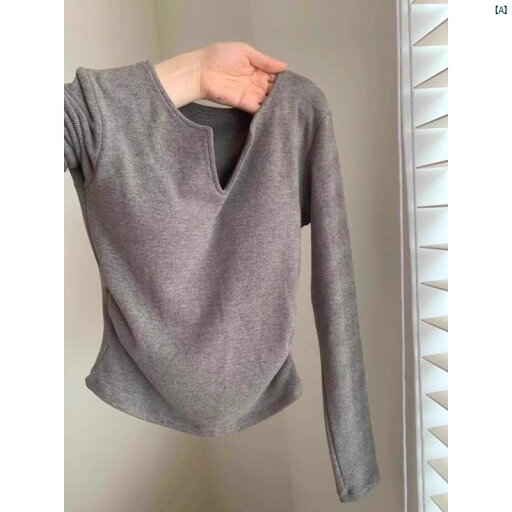 レディース ファッション オシャレ かわいい 綺麗 カジュアル 春秋 長袖 Tシャツ スリムフィット インナー レイ ヤード シャツ アウター Vネック 右 肩 ショート 起毛 裏起毛 トップ レディース ファッション オシャレ かわいい 綺麗 カジュアル 春秋 長袖 Tシャツ スリムフィット インナー レイ ヤード シャツ アウター Vネック 右 肩 ショート 起毛 裏起毛 トップ
