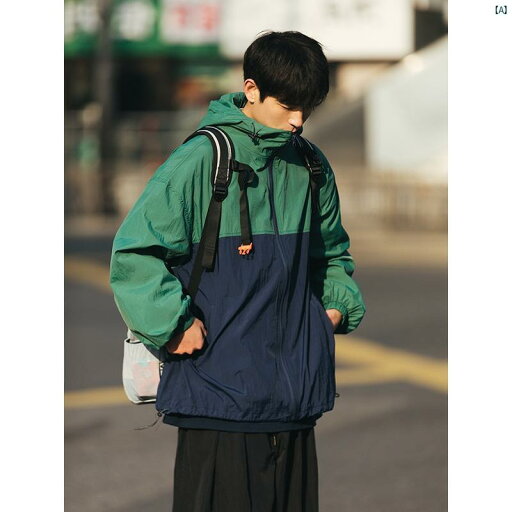 メンズ ファッション オシャレ カジュアル 男性 スプライシング 軽量 通気性 日焼け防止 服 男性 夏 ファッション 作業着 ジャケット 薄手 コート メンズ ファッション オシャレ カジュアル 男性 スプライシング 軽量 通気性 日焼け防止 服 男性 夏 ファッション 作業着 ジャケット 薄手 コート
