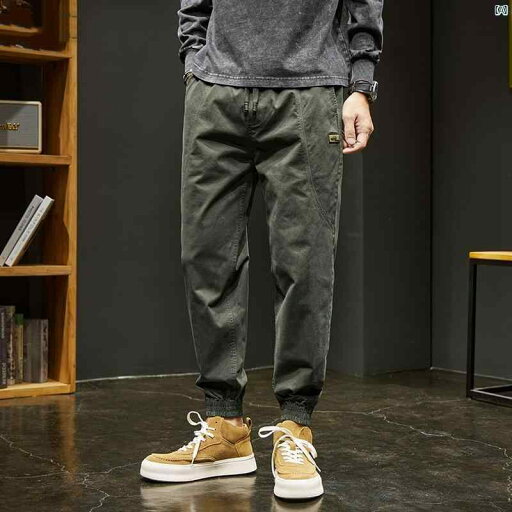 メンズ ファッション オシャレ カジュアル 男性 アメリカン レトロ レギンス パンツ 春秋 巾着 オーバー オール たり 大きいサイズ メンズ ファッション オシャレ カジュアル 男性 アメリカン レトロ レギンス パンツ 春秋 巾着 オーバー オール たり 大きいサイズ