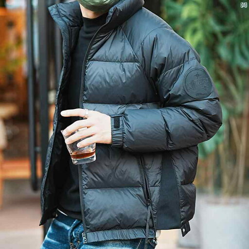 メンズ ファッション オシャレ カジュアル 男性 GRY シルエット 暖かい カジュアル 90 ダック ダウン スタンドカラー ジャケット メンズ 冬 トップ メンズ ファッション オシャレ カジュアル 男性 GRY シルエット 暖かい カジュアル 90 ダック ダウン スタンドカラー ジャケット メンズ 冬 トップ