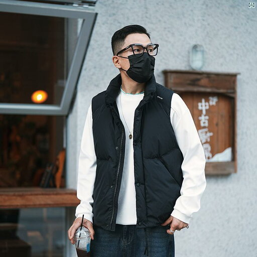 メンズ ファッション オシャレ カジュアル 男性 韓国 ホワイトダックダウン 作業着 ダウン ベスト メンズ 秋 カップル カジュアル 暖かい ジャケット メンズ ファッション オシャレ カジュアル 男性 韓国 ホワイトダックダウン 作業着 ダウン ベスト メンズ 秋 カップル カジュアル 暖かい ジャケット
