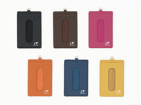 【アドリア】IDケース 縦型 ( 革 メンズ レディース 名入れ idカードホルダー パス...