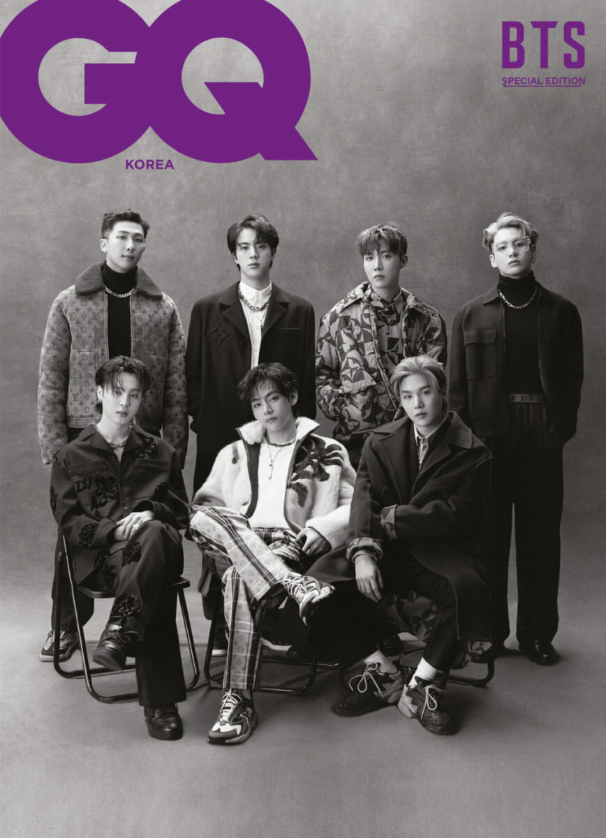 安心・迅速の日本国内発送 GQ KOREA Aタイプ グループカバー インタビュー翻訳付き 2022年 1月号 COVER BTS 防弾少年…