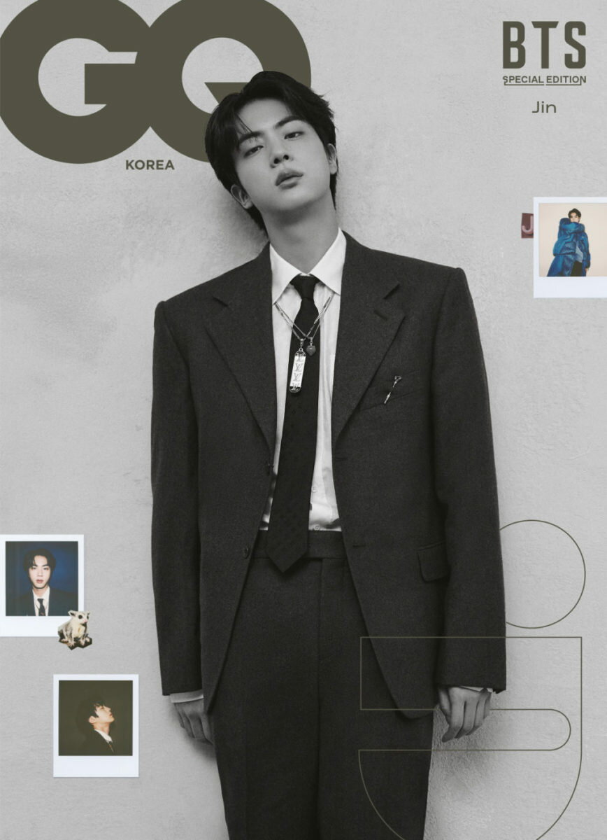 安心・迅速の日本国内発送 GQ KOREA Cタイプ JIN カバー インタビュー翻訳付き 2022年 1月号 COVER JIN バンタン 防弾少年団 bts 雑誌 bts ジン