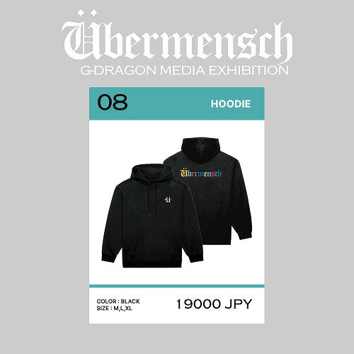 Asian, Korean Music, K-Pop - 安心・迅速の日本国内発送 HOODIE_BLACK_XL ubermensch G-DRAGON ジードラゴン グッズ G-DRAGON公式グッズ bigbang ビッグバン ビックバン GDRAGON 公式グッズ