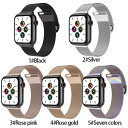 Apple Watch用 バンド ステンレス製 長さ調節 強力な磁気クラスプ付き バンド Compatible for アップルウォッチ バンド Apple Watch Series Ultra/Ultra2/SE/SE/9/8/7/6/5/4/3/2/1に対応(2)