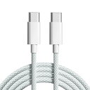 iPhone15シリーズ対応 USB-C to USB-C ケーブル PD対応 60W 3A 急速充電 多機種対応 亜鉛合金採用 ナイロン製 高耐久 頑丈 断線防止 絡まないデザイン TypeC ケーブル データ転送