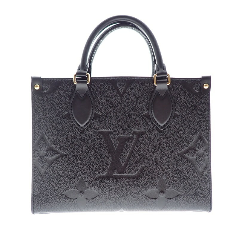 LOUIS VUITTON ルイヴィトン オンザゴーPM M45653 モノグラム・アンプラント 2WAY ハンド ショルダーバッグ USED-A m26-1200173925800474