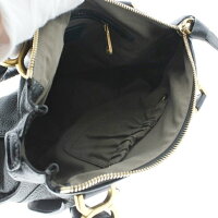 【中古】【Chloe】クロエマーシーMARCIE3S0859ハンドバッグカーフレザーブラック×ゴールド金具レディースUSED-Aかんてい局前橋店m20-1200269925800010