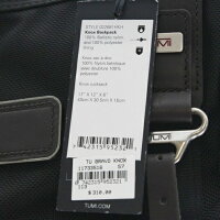 【中古】【TUMI】トゥミバックパック022681HKHALPHAシリーズBravoノックスリュック黒ブラウンメンズナイロンUSED-A【かんてい局前橋店】m20-1200488905800235