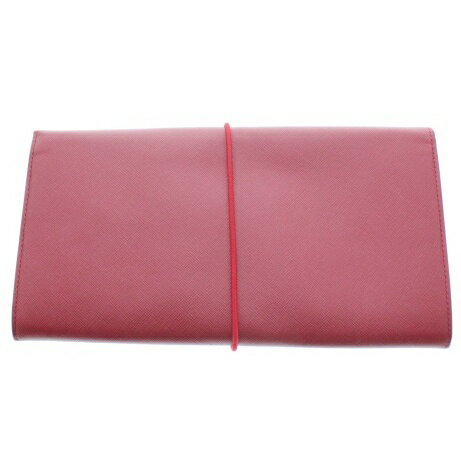 【中古】【PRADA】プラダ サフィアーノトラベル クラッチバッグ 1M1250 赤 レッド ...