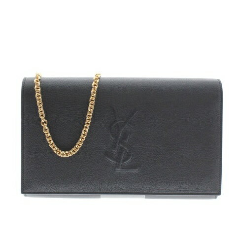 【中古】【Saint Laurent】イヴサンローラン チェーンウォレット クラッチバッグ 5590 ...
