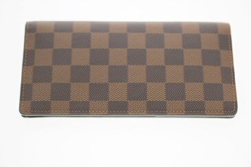 LOUIS VUITTON ルイヴィトン ポルトフォイユ・ブラザ N60017 ダミエ 長財布 USED-S【中古】m19-1200181925800051