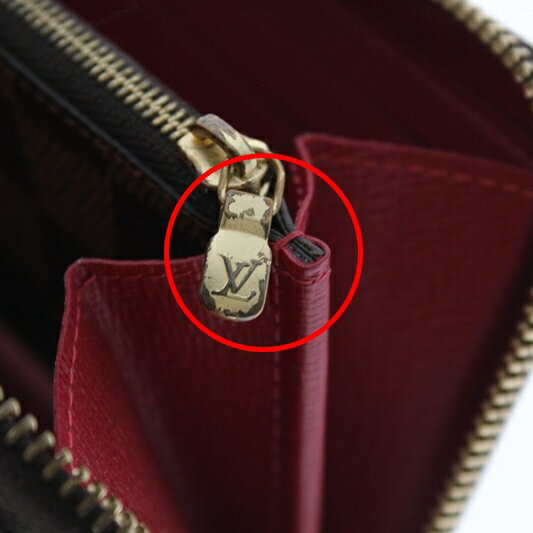 LOUIS VUITTON ルイヴィトン ポルトフォイユ・クレマンス ダミエ M60534 長財布 レディース USED-A CI4105【中古】m19-1200175925800040