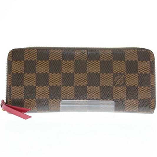 LOUIS VUITTON ルイヴィトン ポルトフォイユ・クレマンス ダミエ M60534 長財布 レディース USED-A CI4105【中古】m19-1200175925800040