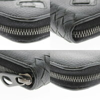 【中古】【BOTTEGAVENETA】ボッテガヴェネタ114076ラウンドファスナー財布ブラックレザーメンズUSED-Aかんてい局前橋店m20-1200294925800010