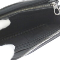 【中古】【BOTTEGAVENETA】ボッテガヴェネタ114076ラウンドファスナー財布ブラックレザーメンズUSED-Aかんてい局前橋店m20-1200294925800010