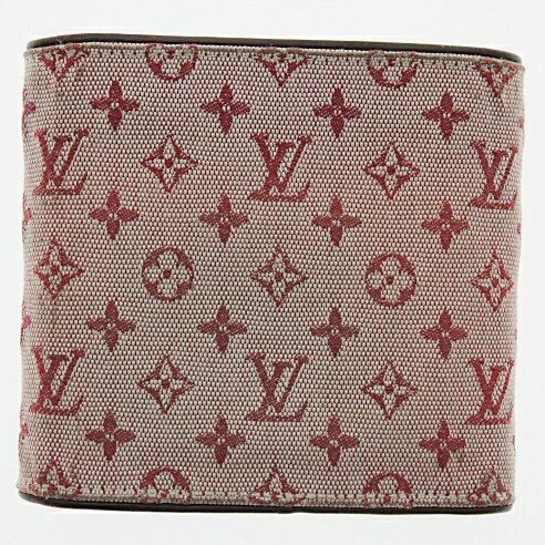 【中古】【LOUIS VUITTON】ルイヴィトン ポルトビエ カルトクレディ モネ M92241 モノグラムミニ レッド系 TH1013 三つ折り財布 レディース USED-B【かんてい局前橋店】m20-1200174925800022