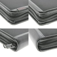 【中古】【TUMI】トゥミジップ・アラウンド・ラージトラベルウォレットラウンドファスナー財布19277ブラックメンズバリスティックナイロンUSED-A【かんてい局前橋店】m20-1200494925800002