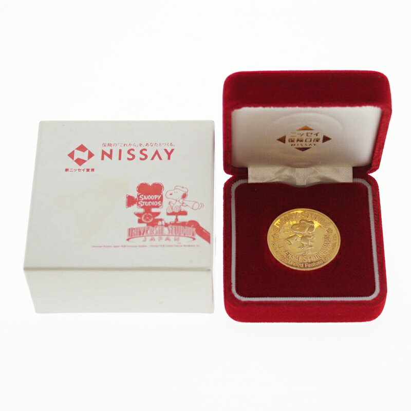【中古】ニッセイ スヌーピー 金貨 K18 コイン ユニバーサルスタジオジャパン 29.0g 18金 750 m20-1200335925800178のサムネイル