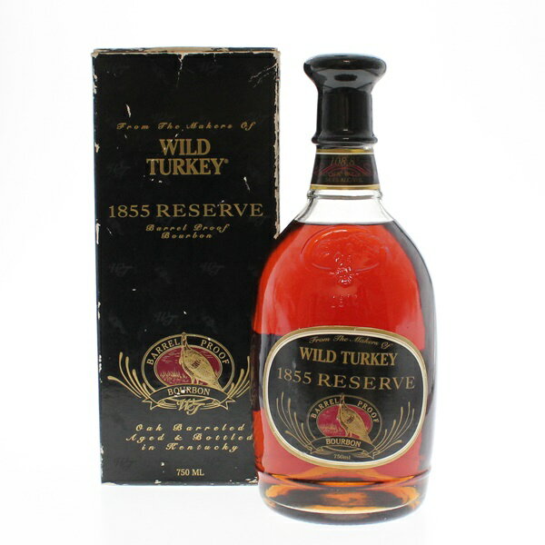 【中古・未開栓】WILD TURKEY 1855 RESERVE ワイルドターキー バーボン 750ml 洋酒 古酒 【かんてい局前橋店】m19-1210501925800114