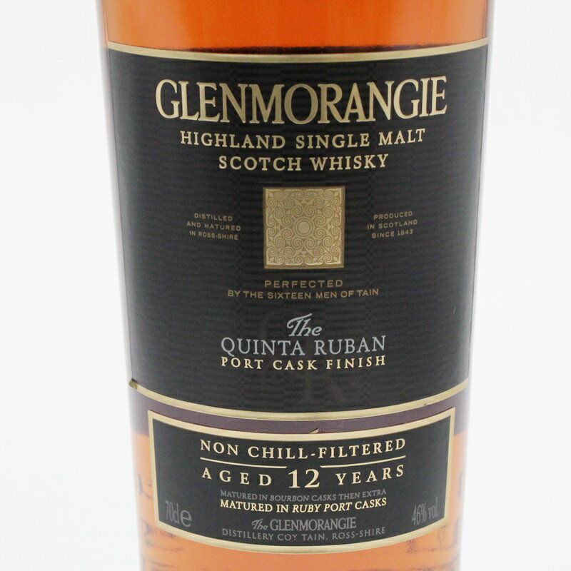 【中古・未開栓】GLENMORANGIE QUINTA RUBAN グレンモーレンジ キンタルバン 12年 ハイランド シングルモルト スコッチウイスキー 700ml 洋酒【かんてい局前橋店】m20-1200577925800079