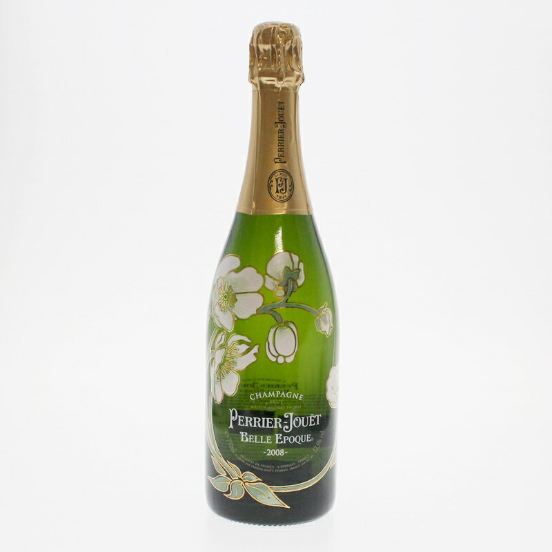 【中古・未開栓】PERRIER JOUET BELLE EPOQUE 2008 ペリエ ジュエ ベルエポック 750ml シャンパーニュ シャンパン 箱無し 洋酒 m20-1200578925800010