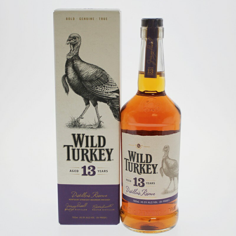 【中古・未開栓】WILD TURKEY 13年 ワイルドターキー ディスティラリーズ リザーブ バーボン 700ml 洋酒 古酒 【かんてい局前橋店】m21-1200577925800124