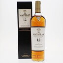 【中古・未開栓】MACALLAN 12年 マッカラン シェリーオークカスク ハイランドシングルモルト スコッチウイスキー 700ml 洋酒【かんてい局前橋店】m24-1200577925800480