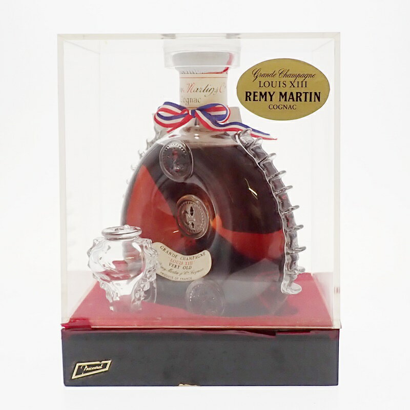 【中古 未開栓】REMY MARTIN LOUIS XIII VERY OLD レミーマルタン ルイ13世 ベリーオールド クリアケース 替え栓付き 700ml コニャック 洋酒 古酒 【かんてい局前橋店】m24-1210501925800531