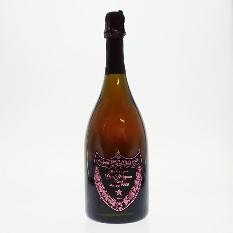 【中古・ラベル傷・箱欠品】DomPerignon Rose ドンペリニヨン ロゼ 2009 750ml ドンペリ シャンパーニュ シャンパン 箱無し 洋酒 m25-1200580925800288