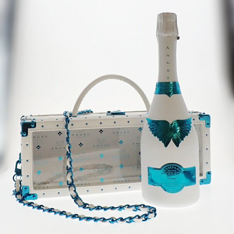 【中古・未開栓】ANGEL CHAMPAGNE NV Rose White エンジェル ロゼ ホワイト ホワイトデーエディション 750ml シャンパーニュ シャンパン 洋酒 m25-1200580925800267
