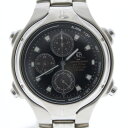 【中古】CITIZEN　シチズン　アテッサ　エコドライブ 電波時計　0855-H03540　ソーラー　黒文字盤 USED-B メンズ 腕時計 m20-1200503925800005