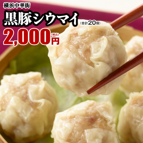 黒豚シウマイ20個入(10個入×2箱) 点心 中華 お取り寄せ 中華 惣菜 焼売 シュウマイ シューマイ しゅうまい 国産 おつまみ 冷凍 グルメ おかず 皇朝