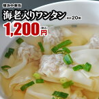 皇朝 海老入りワンタン 20個入り(スープ付き) お取り寄せ 食品 グルメ 冷凍 中華惣菜 中華点心 横浜中華街