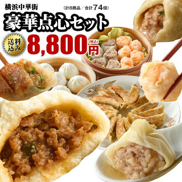 【最大250円OFFクーポンあり】人気点心がテンコ盛り！横浜中華街の肉まん 餃子 シウマイ 小籠包などが入った豪華点心セット お取り寄せ