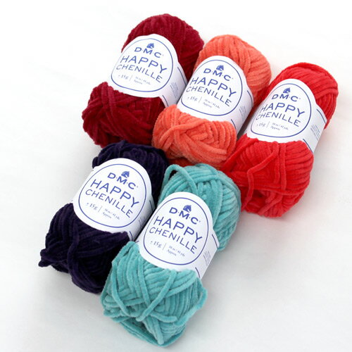 DMC　毛糸　HAPPY CHENILLE（ハッピーシェニール）　30〜34番のサムネイル