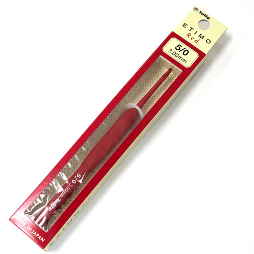 チューリップ ETIMO Red エティモ レッド 単品 グリップ付きかぎ針 1/0号〜10/0号