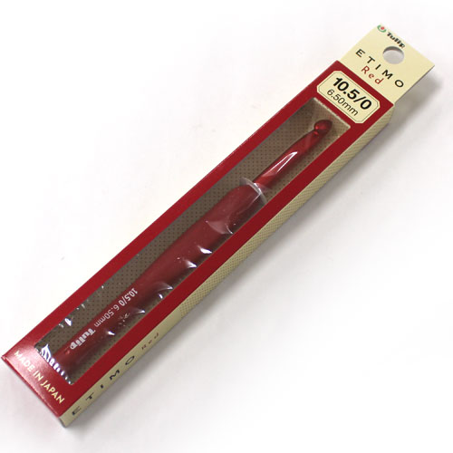 チューリップ　ETIMO Red （エティモ　レッド）単品　グリップ付きかぎ針　10.5/0号