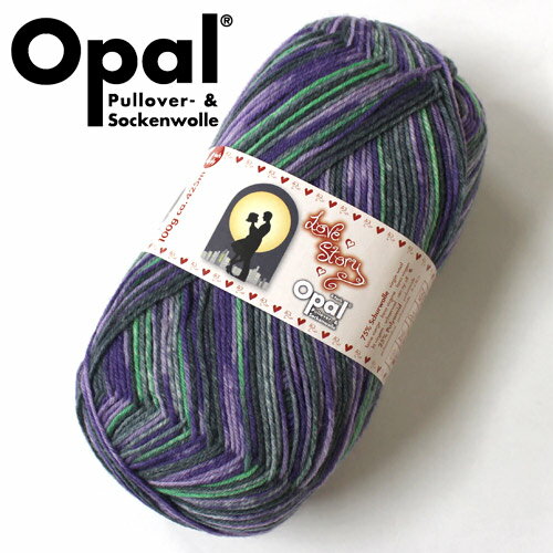 【100g巻】Opal（オパール） 毛糸 LoveStory（ラブストーリー） 4ply 7916番色