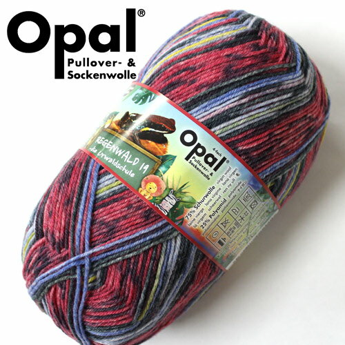 Opal（オパール）　毛糸　Regenwald19（レーゲンヴァルト19） 4ply　11331番色