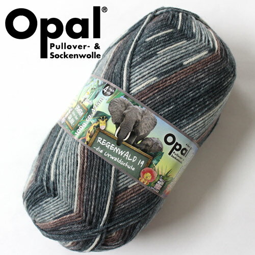 Opal（オパール）　毛糸　Regenwald19（レーゲンヴァルト19） 4ply　11336番色