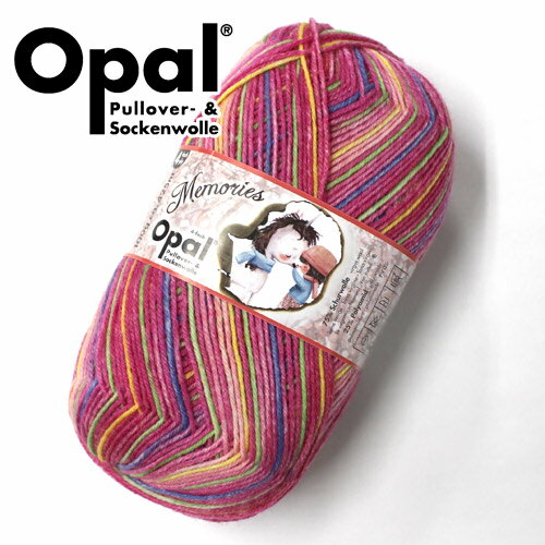 中細 - 【100g巻】Opal（オパール）　毛糸　Memories (メモリーズ) 11003番色