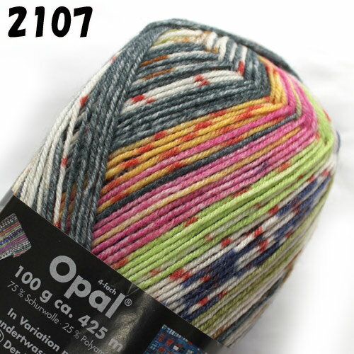 【100g巻】Opal（オパール）　毛糸　Hundertwasser (フンデルトヴァッサー) 2107番...